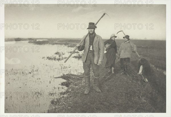 Coming Home from the Marshes, 1886. Creator: Peter Henry Emerson.