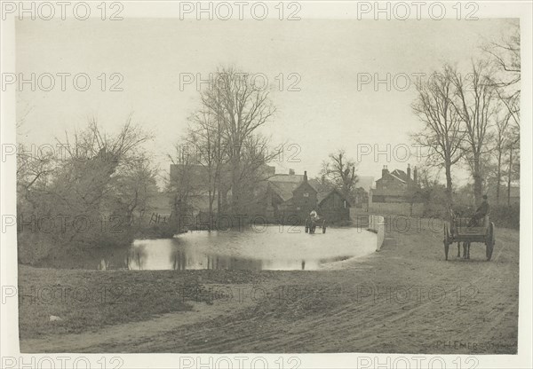 Hoddesdon, Herts, 1880s. Creator: Peter Henry Emerson.