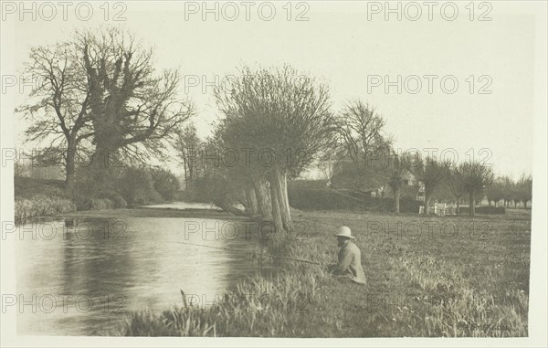 Keeper's Cottage, Amwell Magna Fishery, 1880s. Creator: Peter Henry Emerson.