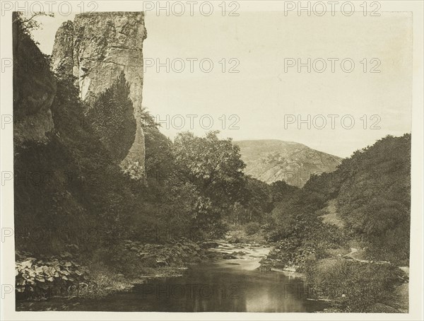 Pickering Tor, Dove Dale, 1880s. Creator: Peter Henry Emerson.