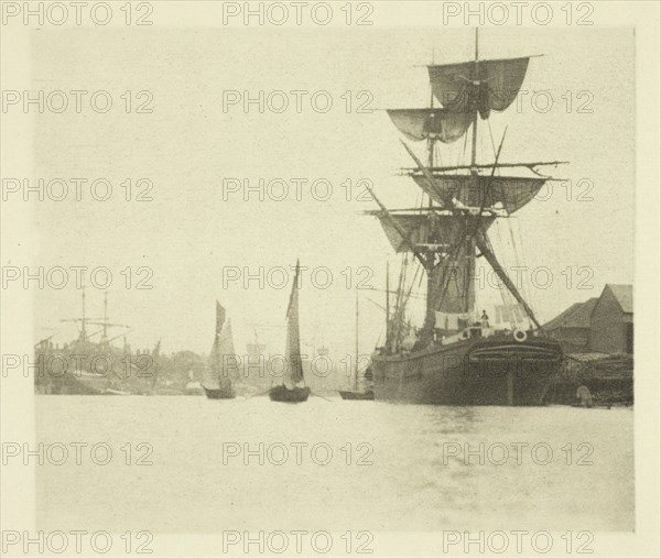 Return of the Shrimpers, 1887. Creator: Peter Henry Emerson.