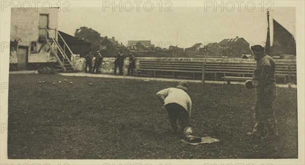 The Bowling Green, 1887. Creator: Peter Henry Emerson.