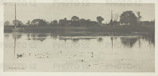 The Fringe of the Mere, c. 1883/87, printed 1888. Creator: Peter Henry Emerson.