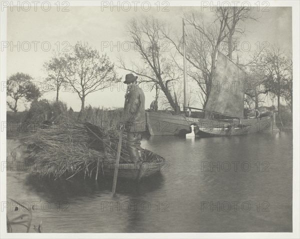 The Gladdon-Cutter's Return, 1886. Creator: Peter Henry Emerson.