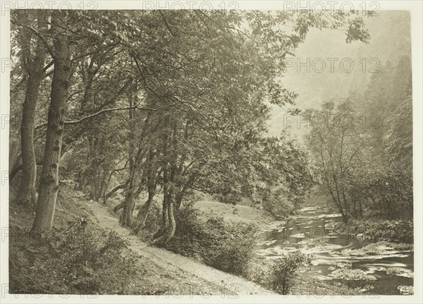 The Path Over The First Brae, Dove Dale, 1880s. Creator: Peter Henry Emerson.