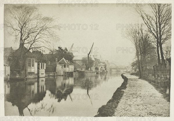 Ware, Herts, 1880s. Creator: Peter Henry Emerson.