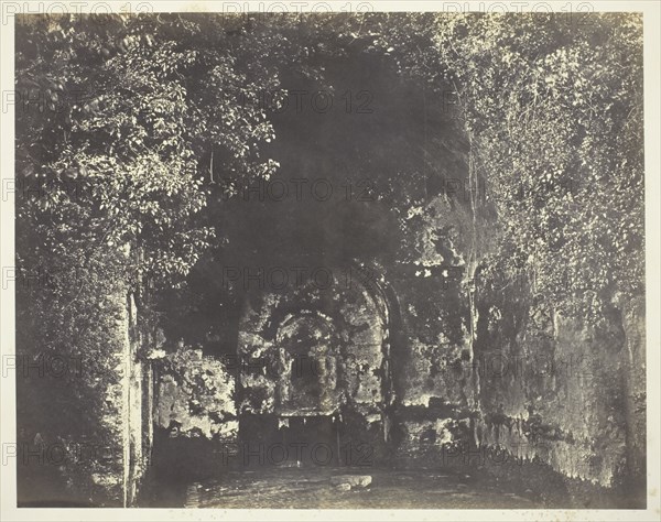 The Grotto of Egeria, Rome, c. 1858. Creator: Robert MacPherson.