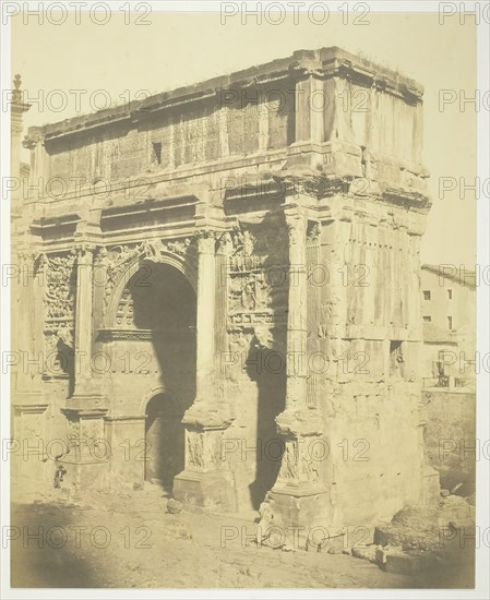 Arch of Septimius Severus, c. 1857. Creator: Robert MacPherson.