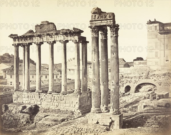 Untitled (Ruins of Roman Forum), c. 1867. Creator: Robert MacPherson.