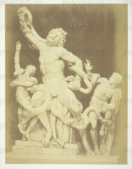 Untitled (Statue of the Laocoon), c. 1857. Creator: Robert MacPherson.
