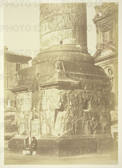 Untitled (Trajan's Column, Base), c. 1857. Creator: Robert MacPherson.