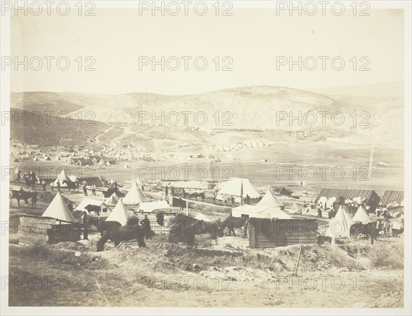 Camp of the 5th Dragoon Guards, 1855. Creator: Roger Fenton.