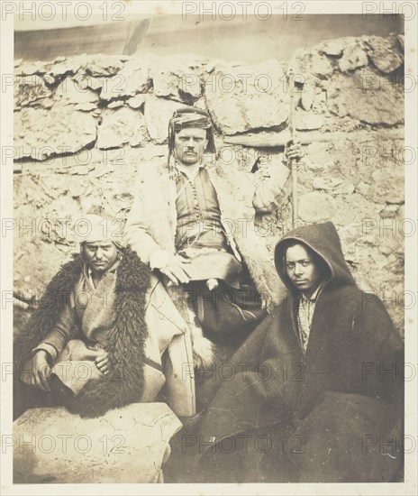 Group of Croat Chiefs, 1855. Creator: Roger Fenton.