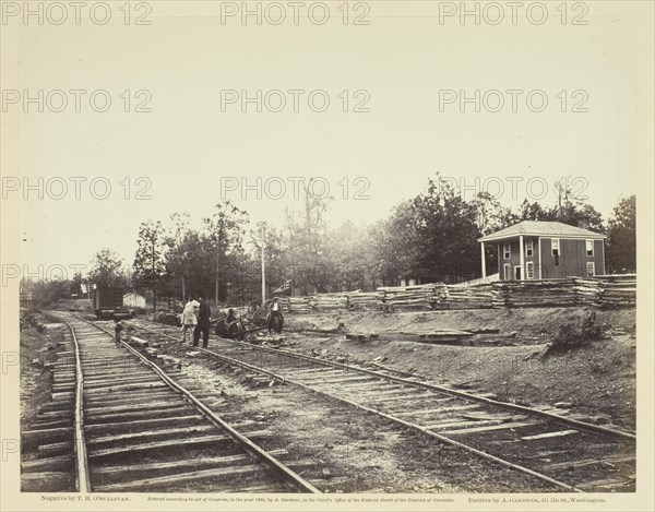 Appomattox Station, Virginia, April 1865. Creator: Alexander Gardner.