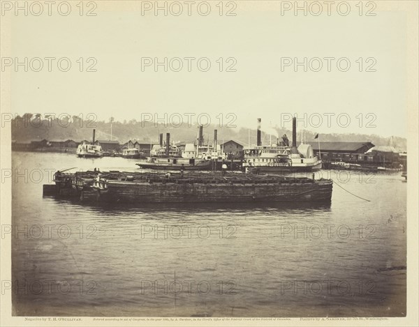 Evacuation of Aquia Creek, June 1863. Creator: Alexander Gardner.