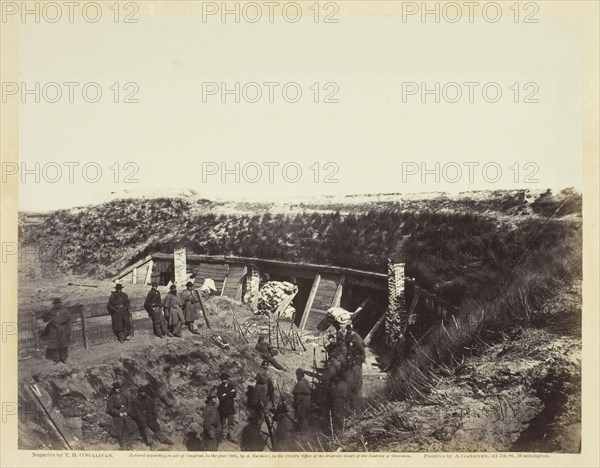 The Pulpit, Fort Fisher, N.C., January 1865. Creator: Alexander Gardner.