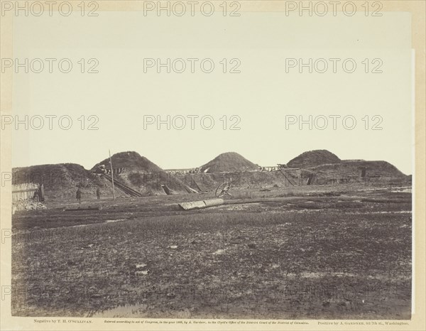 Three First Traverses on Land End, Fort Fisher, North Carolina, January 1865. Creator: Alexander Gardner.