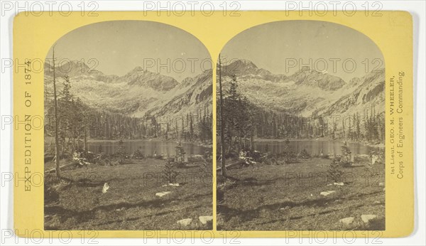 Alpine Lake, in the Cerro Blanco Mountains, Colorado. One of a group of ten lakes at the main..., 18 Creator: Tim O'Sullivan.