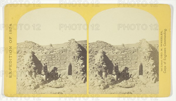Characteristic ruin, of the Pueblo San Juan, New Mexico..., 1874. Creator: Tim O'Sullivan.