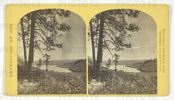 Lagunas Caballo, or Horse Lakes, 14 miles, N. W. from Tierra Amarilla, New Mexico..., 1874. Creator: Tim O'Sullivan.