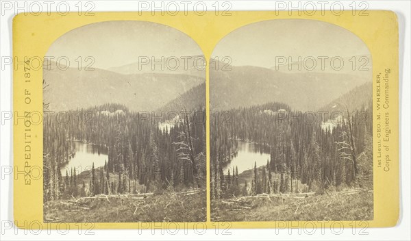 Lost Lakes, head of Conejos Cañon, Colorado, in the Sierra San Juan range, near divide..., 1874. Creator: Tim O'Sullivan.