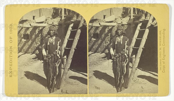 War Chief of the Zuni Indians, 1873. Creator: Tim O'Sullivan.