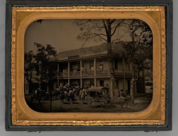 Untitled (John C. Fremont's Oso Hotel, Near Mariposa, CA), 1856. Creator: Unknown.