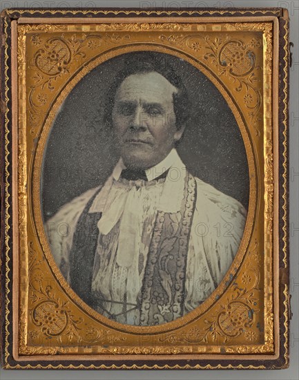 Untitled (Portrait of a Man), 1855. Creator: Unknown.
