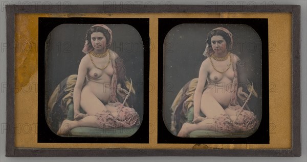 Untitled (Portrait of a Nude Woman), 1855. Creator: Unknown.