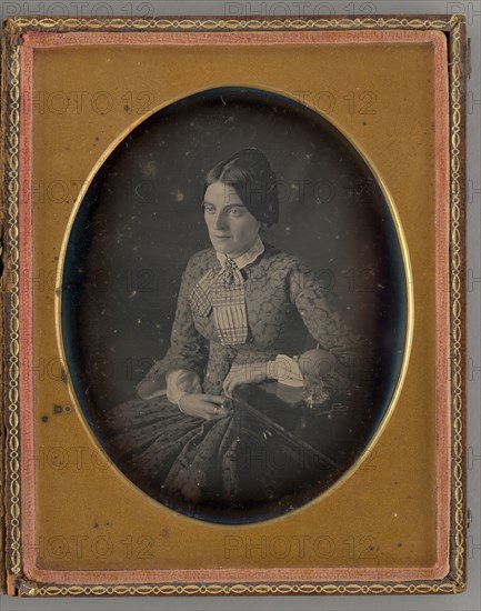 Untitled (Portrait of a Seated Woman), 1850. Creator: Unknown.