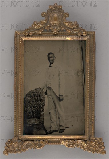 Untitled (Portrait of a Standing Man), 1875. Creator: Unknown.