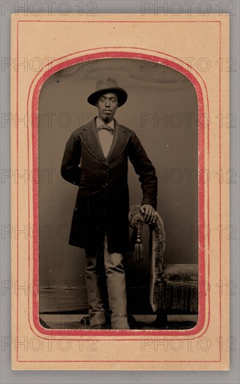 Untitled (Portrait of a Standing Man), 1875. Creator: Unknown.