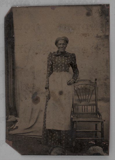 Untitled (Portrait of a Standing Woman), 1875. Creator: Unknown.