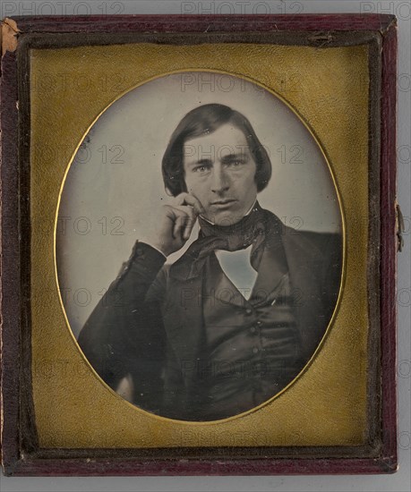 Untitled (Portrait of Seated Man), 1843. Creator: Unknown.