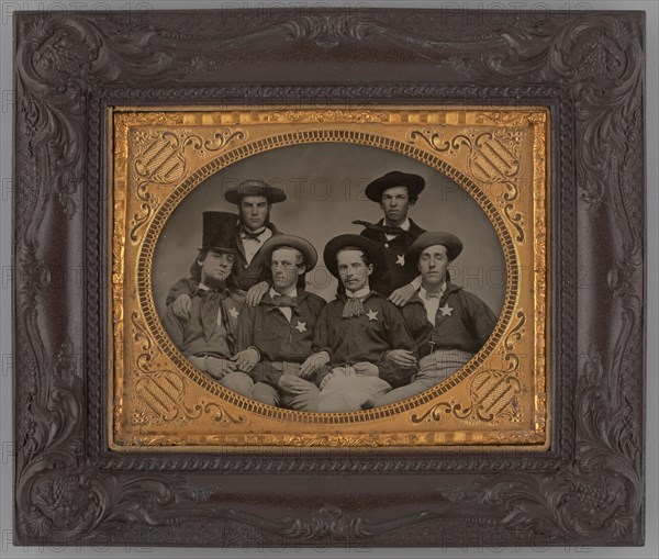 Untitled (Portrait of Six Men), 1870. Creator: Unknown.