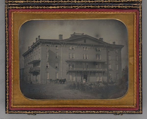 Untitled (Wyoming House Hotel, Scranton, PA), 1852. Creator: Unknown.