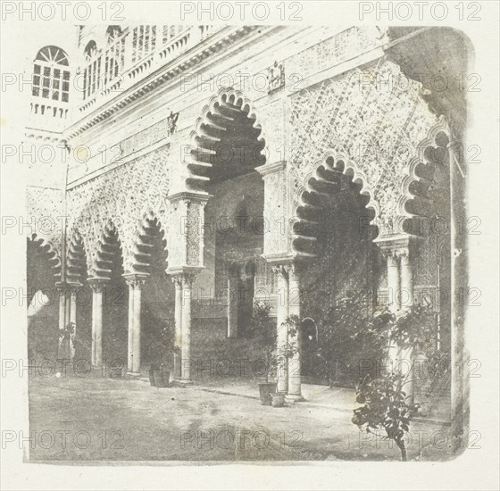Alcazar de Seville, c. 1853/58. Creator: William Henry Fox Talbot.