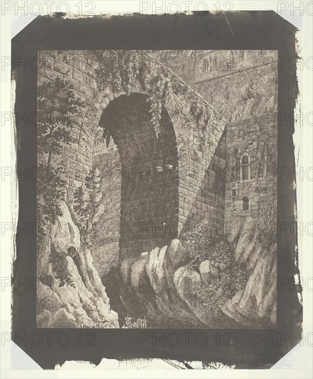 Copy of a Large Italian Print, Reduced in the Camera, c. 1840. Creator: William Henry Fox Talbot.