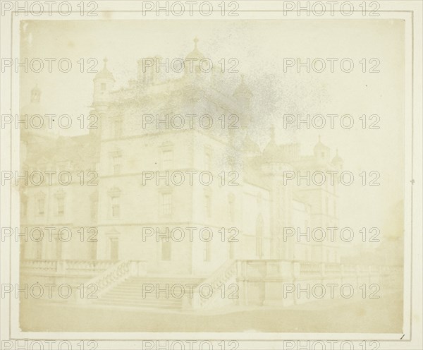 Heriot's Hospital, Edinburgh, 1844. Creator: William Henry Fox Talbot.