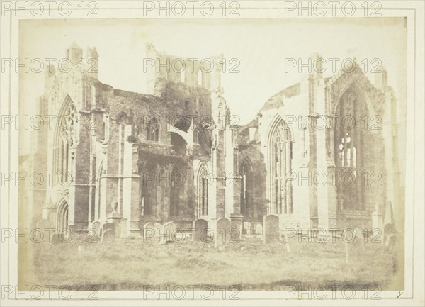 Melrose Abbey, 1844. Creator: William Henry Fox Talbot.