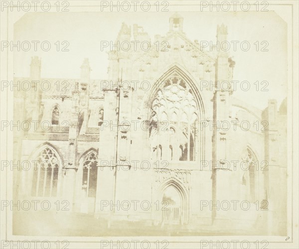 Melrose Abbey, 1844. Creator: William Henry Fox Talbot.