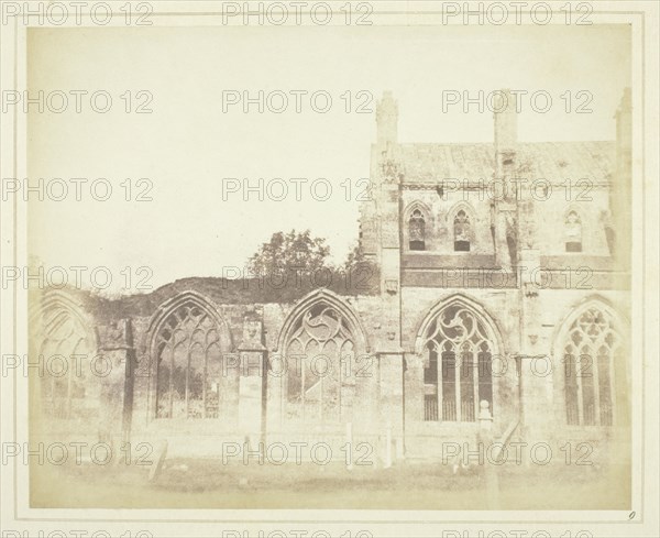 Melrose Abbey, 1844. Creator: William Henry Fox Talbot.