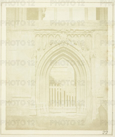 Melrose Abbey, 1844. Creator: William Henry Fox Talbot.