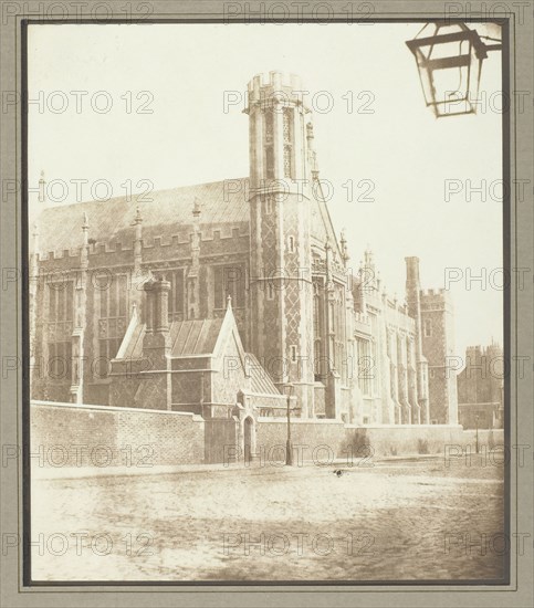 New Hall of Lincoln's Inn, London, c. 1841/46. Creator: William Henry Fox Talbot.