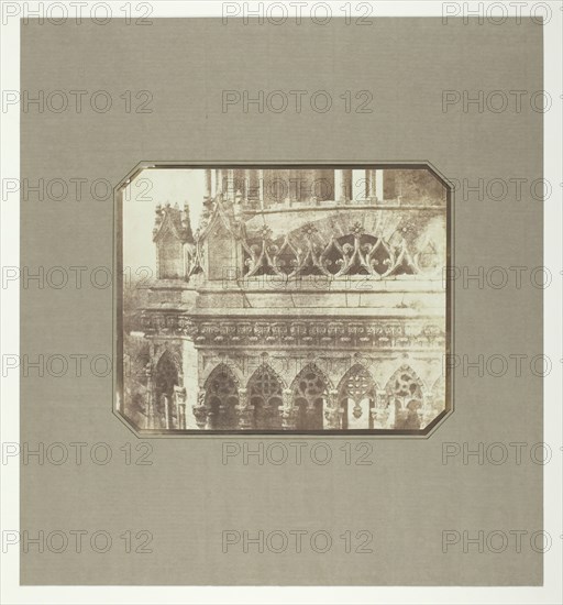 One of the Towers of Orleans Cathedral, as Seen from the Opposite Tower, June 21, 1843. Creator: William Henry Fox Talbot.