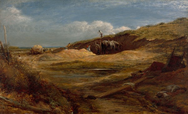 The Sand Pits, Hampstead Heath, 1834. Creator: John Linnell the Elder.
