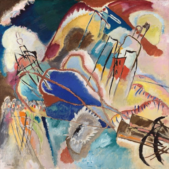 Improvisation No. 30 (Cannons), 1913. Creator: Vassily Kandinsky.