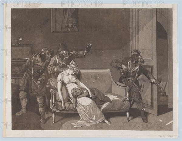 First Scene of Thieves, ca. 1805. Creator: Gror.