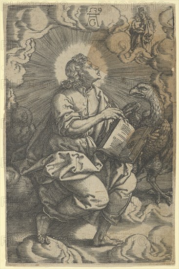 Saint John, from The Four Evangelists, 1539. Creator: Heinrich Aldegrever.