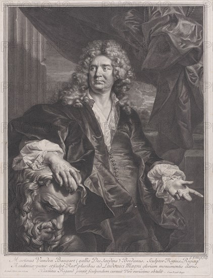 Martin Vanden Bogaert, called Desjardins, 1698. Creator: Gerard Edelinck.